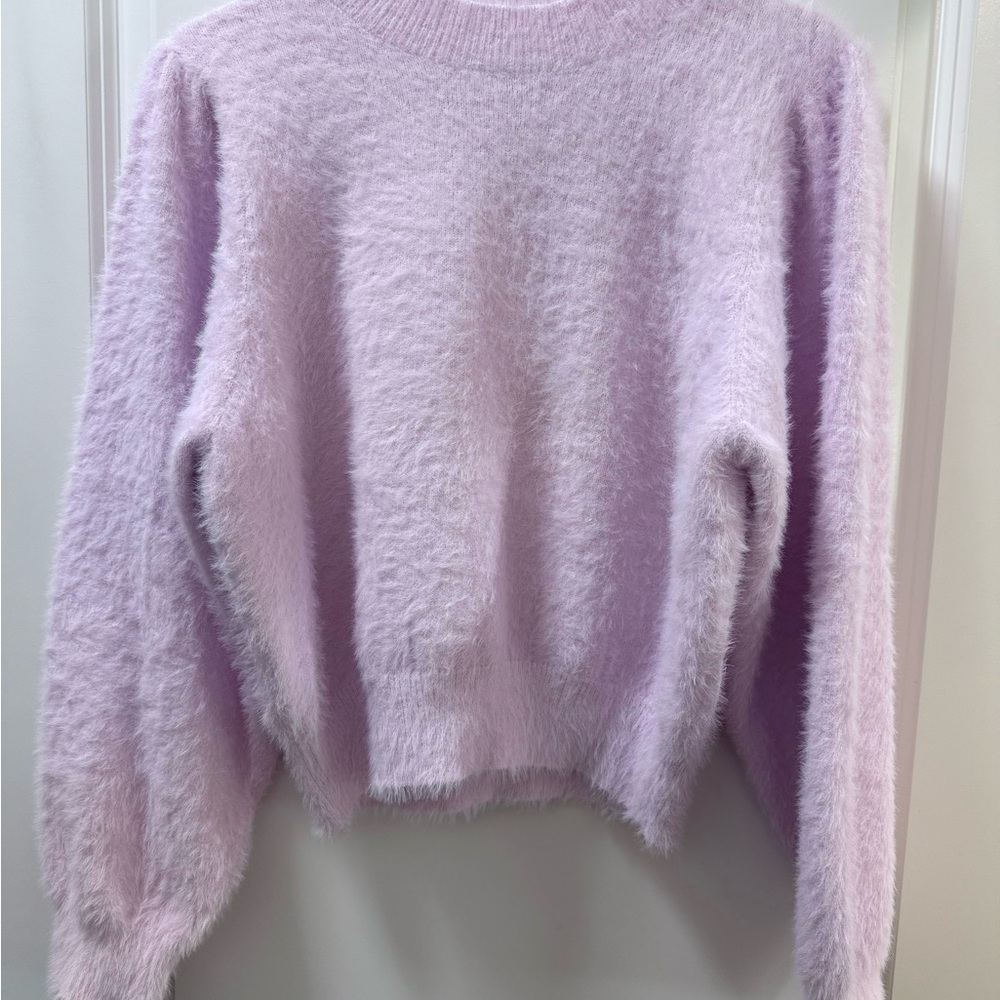 Soft Lilac Women's Crew Neck Sweater